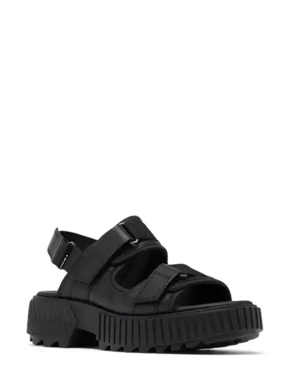 Sorel Women's Ona Ave™ Multistrap Mid Sandals Black Size 8